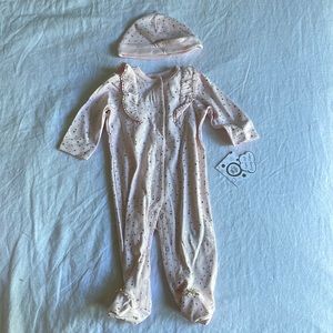 Little Me Pajama & Hat Set Baby Girl